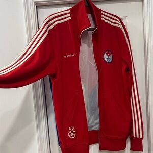 Adidas vintage 70s track jacket with Cuba flag.